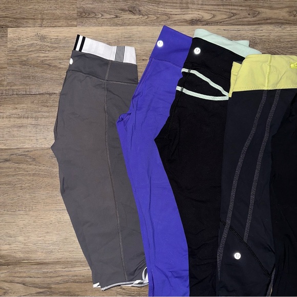 5 lululemon cropped leggings Size 6 - Picture 3 of 4